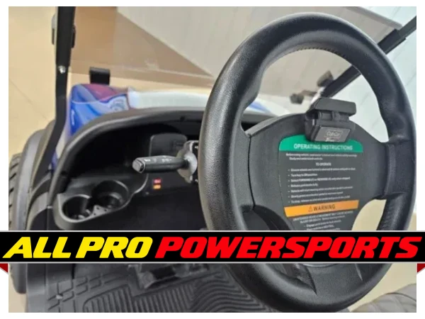 2020 Club Car Tempo Gas EFI Lighting Package Golf Cart, True Blue & Magnetic Grey – photo 10 of 15