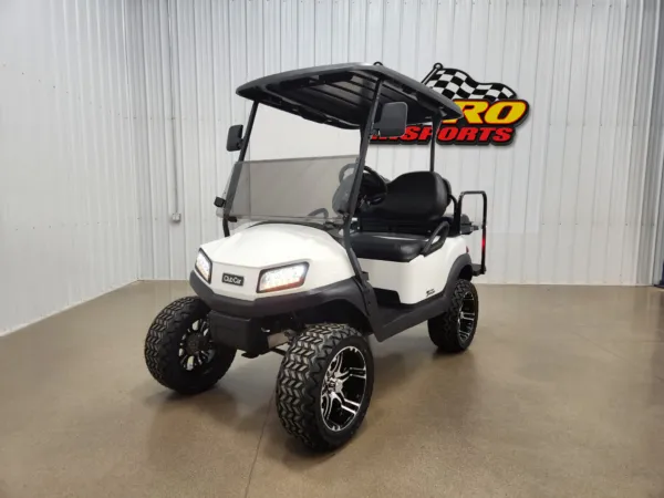 2020 Club Car Tempo Gas EFI Lighting Package Golf Cart, White
