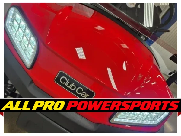 2020 Club Car Tempo Lithium Ion Lighting Package Golf Cart, Red – photo 2 of 14