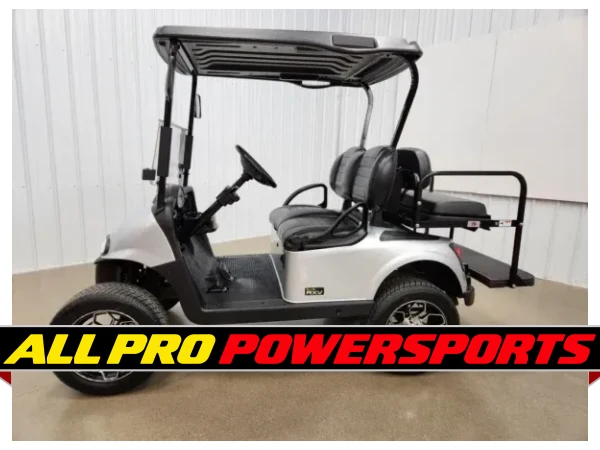 2020 E-Z-GO RXV Lithium Ion Lighting Package Golf Cart, Silver – photo 3 of 17