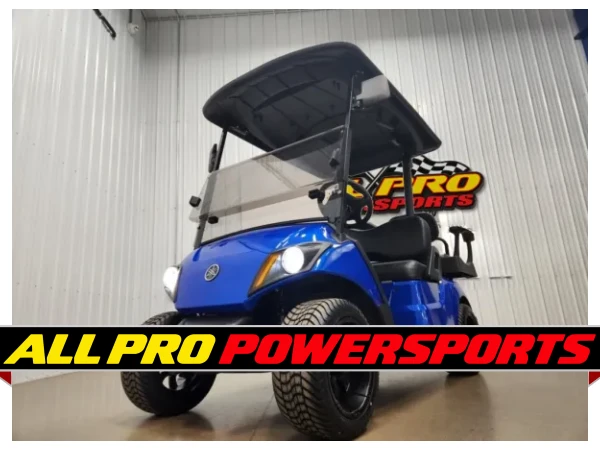 2020 Yamaha Drive 2 AC Electric Deluxe Lighting Package Golf Cart, Aqua Blue Metallic – photo 12 of 14
