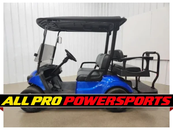 2020 Yamaha Drive 2 AC Electric Deluxe Lighting Package Golf Cart, Aqua Blue Metallic – photo 3 of 14