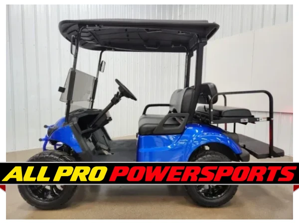 2020 Yamaha Drive 2 Lithium Ion Deluxe Lighting Package Golf Cart, Aqua Blue Metallic – photo 3 of 14
