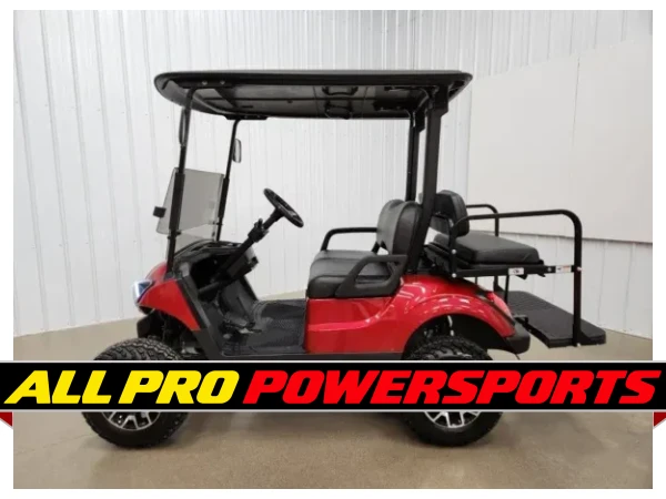 2020 Yamaha Drive 2 Lithium Ion Lighting Package Golf Cart, Jasper Red – photo 3 of 14