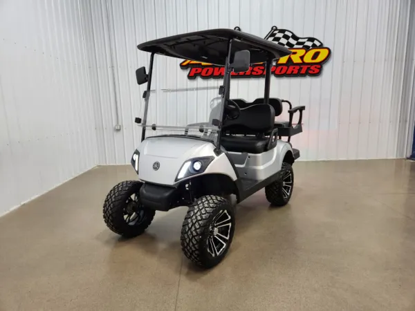 2020 Yamaha Drive Lithium Ion Deluxe Lighting Package Golf Cart, Silver