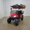 2021 Club Car Tempo Electric Deluxe Lighting Package Golf Cart, Rally Red – Photo 1 2021 Club Car Tempo Electric Deluxe Lighting Package Golf Cart, Rally Red
