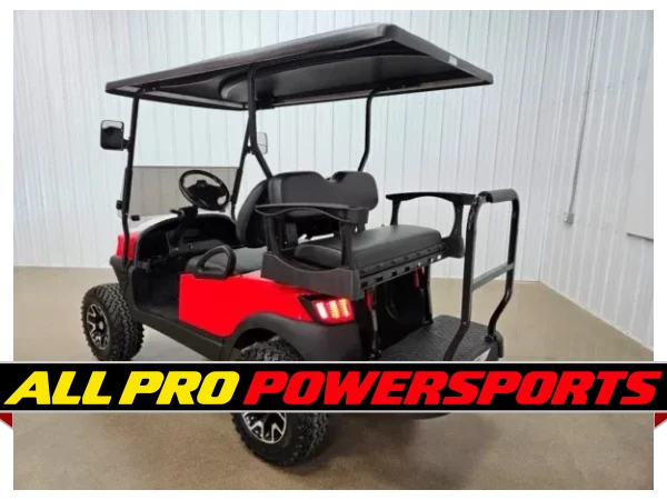 2021 Club Car Tempo Electric Deluxe Lighting Package Golf Cart, Rally Red – photo 4 of 14