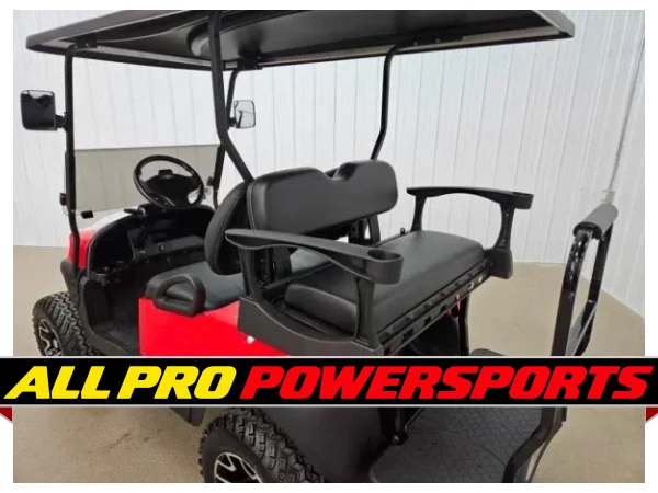 2021 Club Car Tempo Electric Deluxe Lighting Package Golf Cart, Rally Red – photo 5 of 14