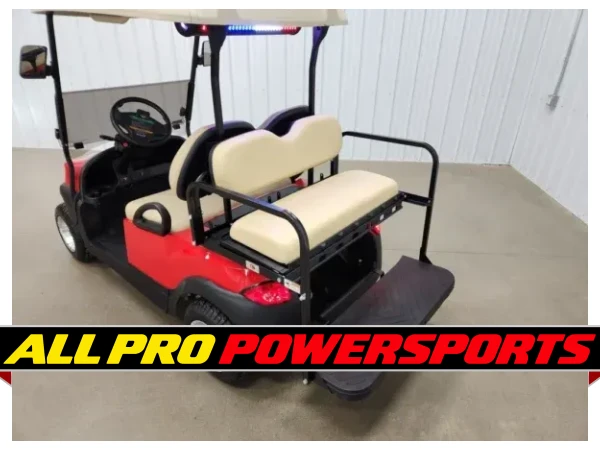 2021 Club Car Tempo Electric ECOXGEAR Lighting Package Golf Cart, Rally Red – photo 5 of 15