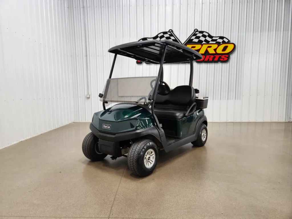 2021 Club Car Tempo Electric Golf Cart, Metallic Jade Green