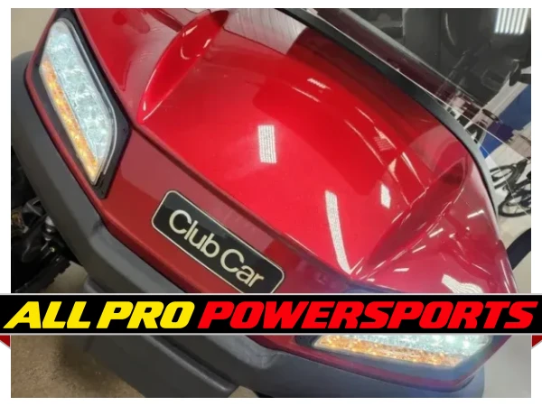 2021 Club Car Tempo Electric Lighting Package Golf Cart, Candy Apple Red – photo 2 of 15