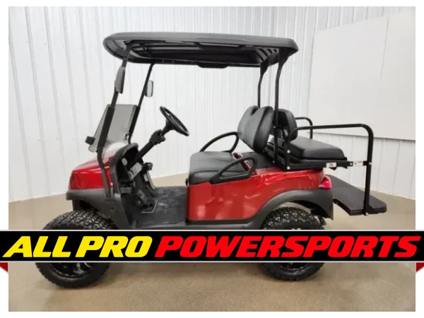 2021 Club Car Tempo Electric Lighting Package Golf Cart, Candy Apple Red – photo 3 of 15