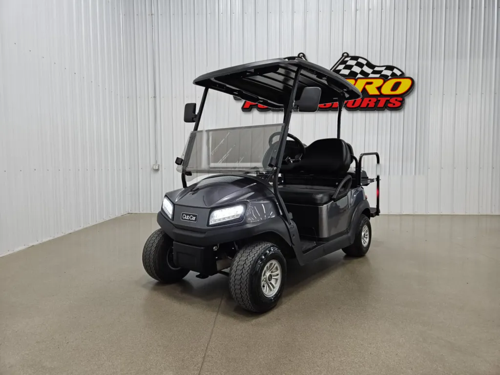 2021 Club Car Tempo Electric Lighting Package Golf Cart, Midnight Silver