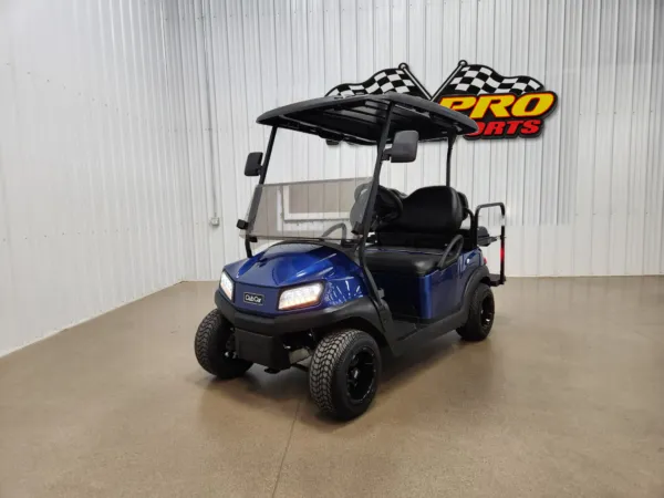 2021 Club Car Tempo Electric Lighting Package Golf Cart, Sapphire Blue