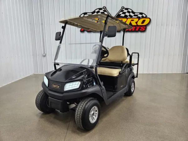 2021 Club Car Tempo Gas EFI Lighting Package Golf Cart, Black