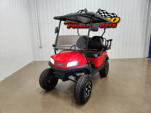 2021 Club Car Tempo Lithium Ion Deluxe Lighting Package Golf Cart, Rally Red