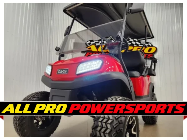 2021 Club Car Tempo Lithium Ion Deluxe Lighting Package Golf Cart, Rally Red – photo 12 of 14