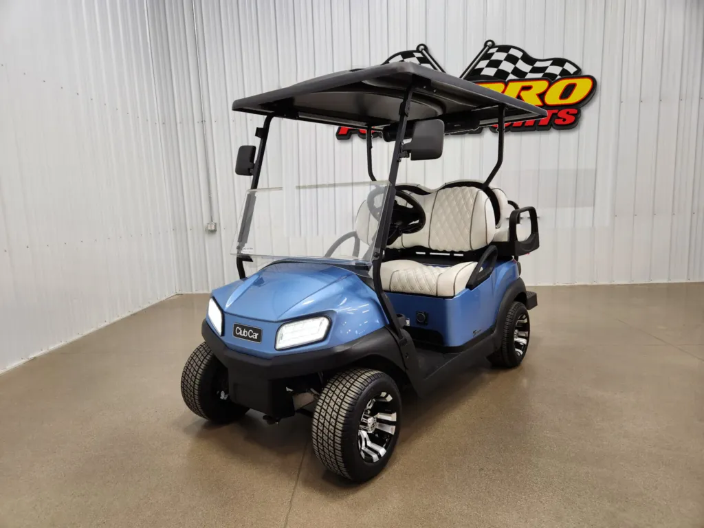 2021 Club Car Tempo Lithium Ion ECOXGEAR Lighting Package Golf Cart, Ice Blue