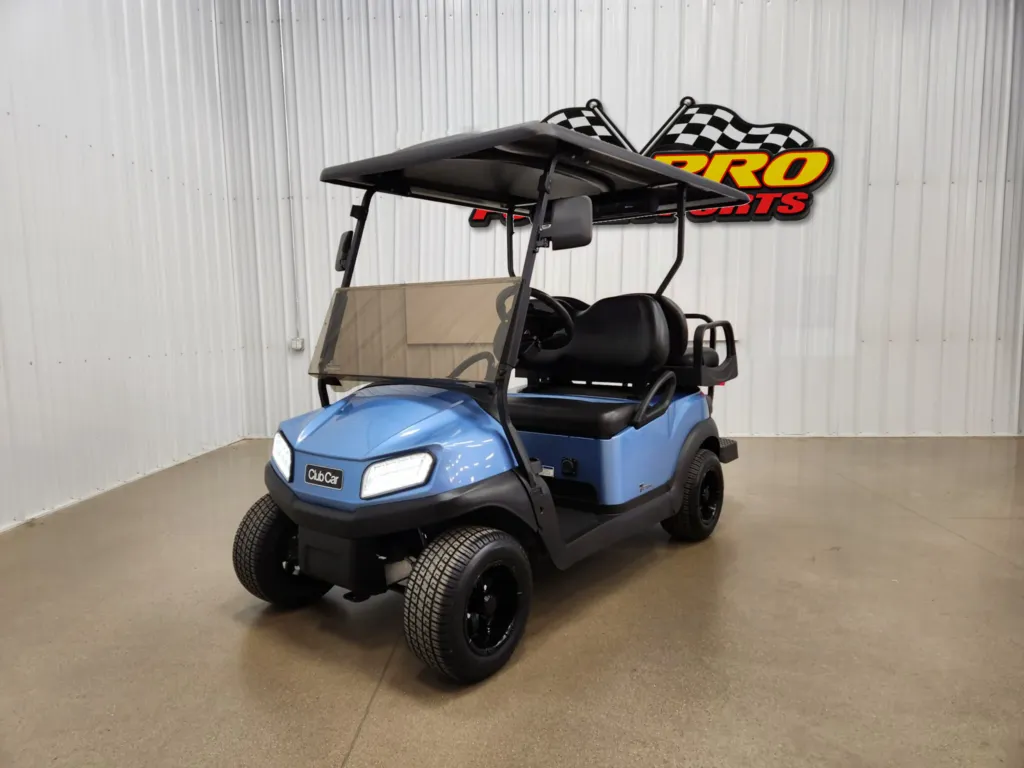 2021 Club Car Tempo Lithium Ion ECOXGEAR Lighting Package Golf Cart, Ice Blue