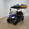 2021 Club Car Tempo Lithium Ion Lighting Package Golf Cart, Blue & Black – Photo 1 2021 Club Car Tempo Lithium Ion Lighting Package Golf Cart, Blue & Black