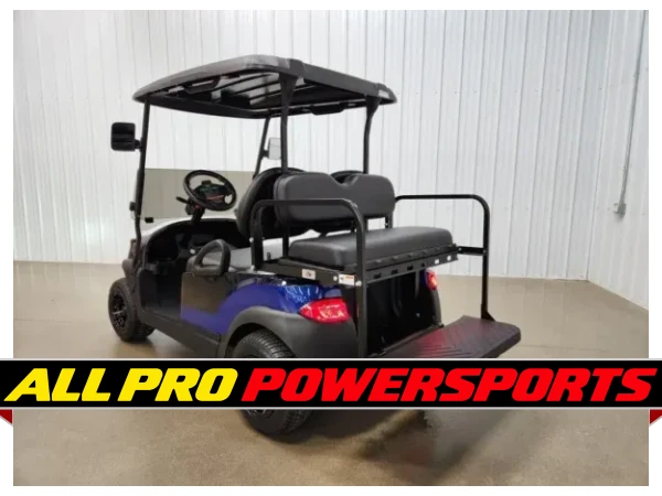 2021 Club Car Tempo Lithium Ion Lighting Package Golf Cart, Blue & Black – photo 4 of 15