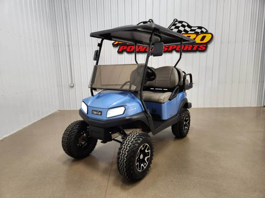 2021 Club Car Tempo Lithium Ion Lighting Package Golf Cart, Ice Blue