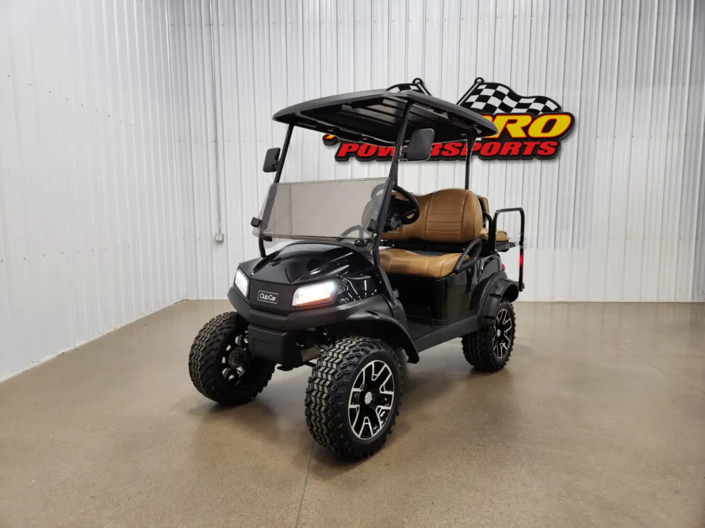 2021 Club Car Tempo Lithium Ion Lighting Package Golf Cart, Metallic Black