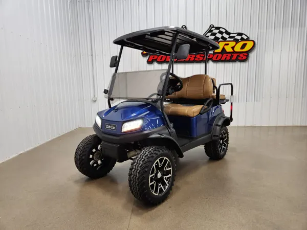 2021 Club Car Tempo Lithium Ion Lighting Package Golf Cart, Metallic Sapphire Blue