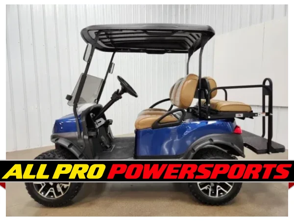 2021 Club Car Tempo Lithium Ion Lighting Package Golf Cart, Metallic Sapphire Blue – photo 3 of 15