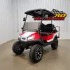 2021 Club Car Tempo Lithium Ion Lighting Package Golf Cart, Red & White – Photo 1 2021 Club Car Tempo Lithium Ion Lighting Package Golf Cart, Red & White