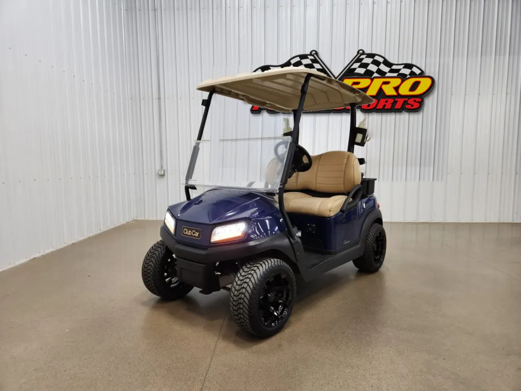 2021 Club Car Tempo Lithium Ion Lighting Package Golf Cart, Sapphire Blue
