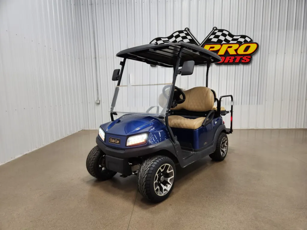 2021 Club Car Tempo Lithium Ion Lighting Package Golf Cart, Sapphire Blue