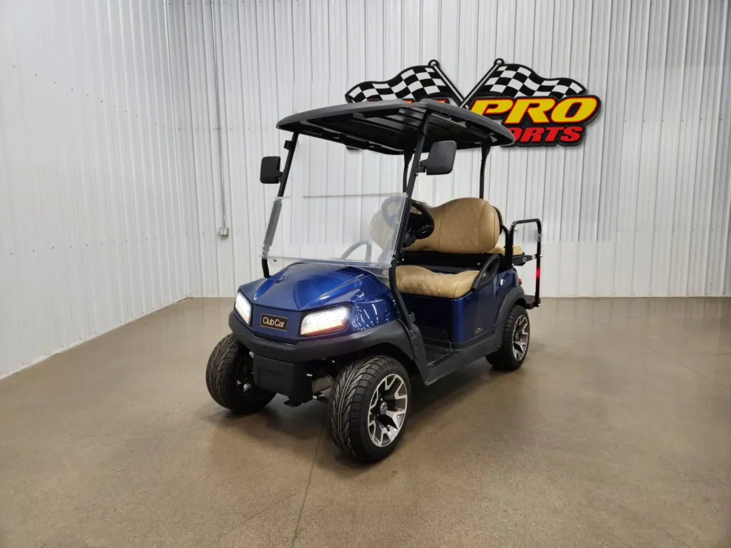 2021 Club Car Tempo Lithium Ion Lighting Package Golf Cart, Sapphire Blue