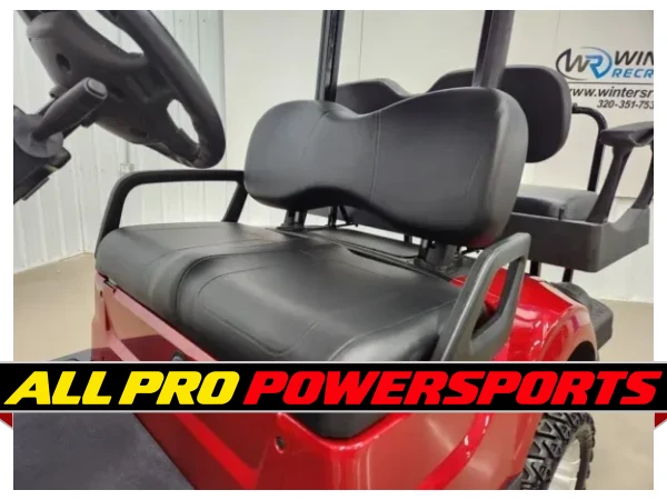 2021 Yamaha Drive 2 AC Electric Deluxe Lighting Package Golf Cart, Jasper Red – photo 9 of 14