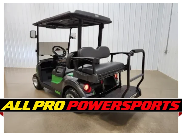 2021 Yamaha Drive 2 AC Electric Deluxe Lighting Package Golf Cart, Wicked Apple Green & Magnetic Grey – photo 4 of 16