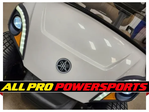 2021 Yamaha Drive 2 AC Electric ECOXGEAR Lighting Package Golf Cart, Glacier White – photo 2 of 11