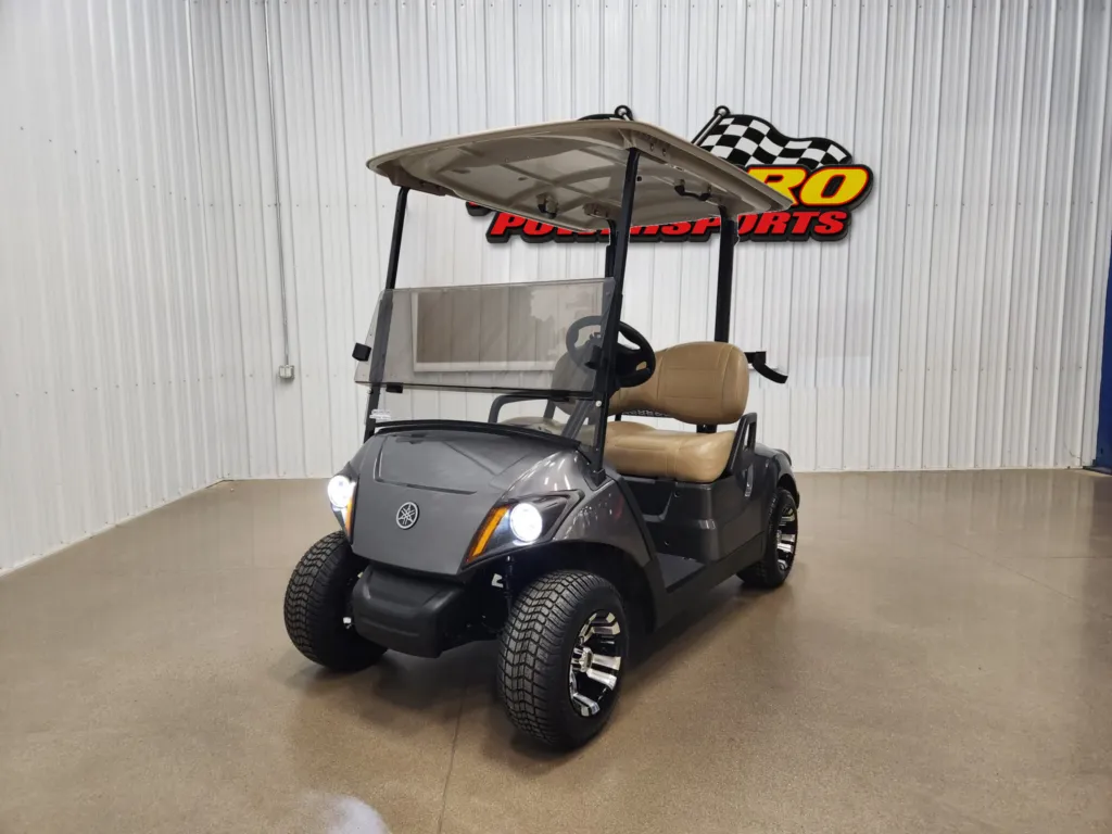 2021 Yamaha Drive 2 AC Electric Lighting Package Golf Cart, Carbon