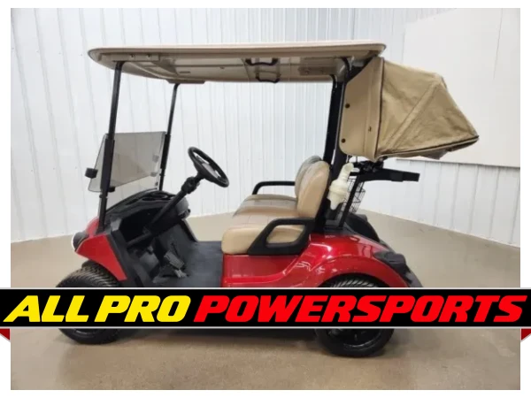 2021 Yamaha Drive 2 AC Electric Lighting Package Golf Cart, Jasper Red – photo 4 of 12