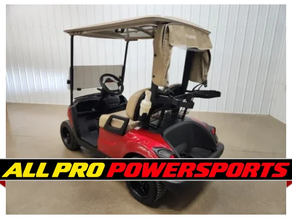 2021 Yamaha Drive 2 AC Electric Lighting Package Golf Cart, Jasper Red – photo 5 of 12