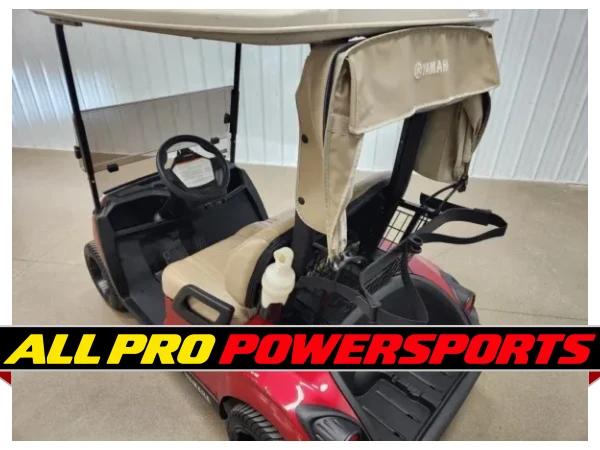 2021 Yamaha Drive 2 AC Electric Lighting Package Golf Cart, Jasper Red – photo 6 of 12