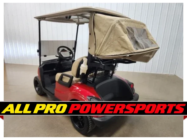 2021 Yamaha Drive 2 AC Electric Lighting Package Golf Cart, Jasper Red – photo 7 of 12