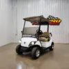 2021 Yamaha Drive 2 AC Electric Soundbar Lighting Package Golf Cart, Glacier White – Photo 1 2021 Yamaha Drive 2 AC Electric Soundbar Lighting Package Golf Cart, Glacier White