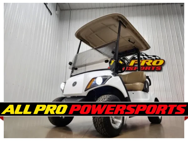 2021 Yamaha Drive 2 AC Electric Soundbar Lighting Package Golf Cart, Glacier White – photo 9 of 11