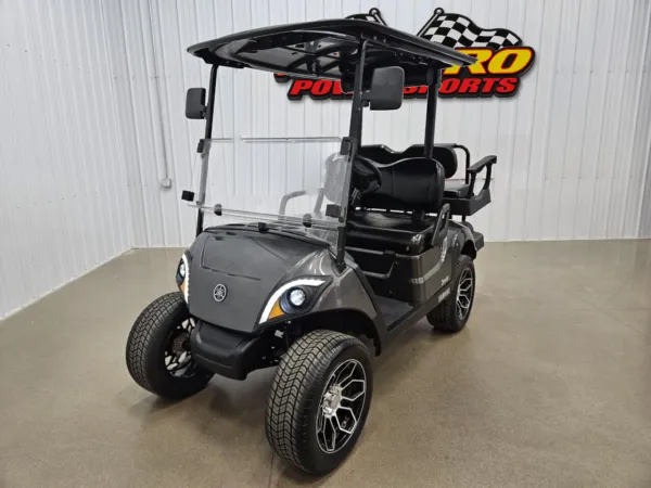 2021 Yamaha Drive 2 Gas AFI Deluxe ECOXGEAR Lighting Package Golf Cart, Carbon