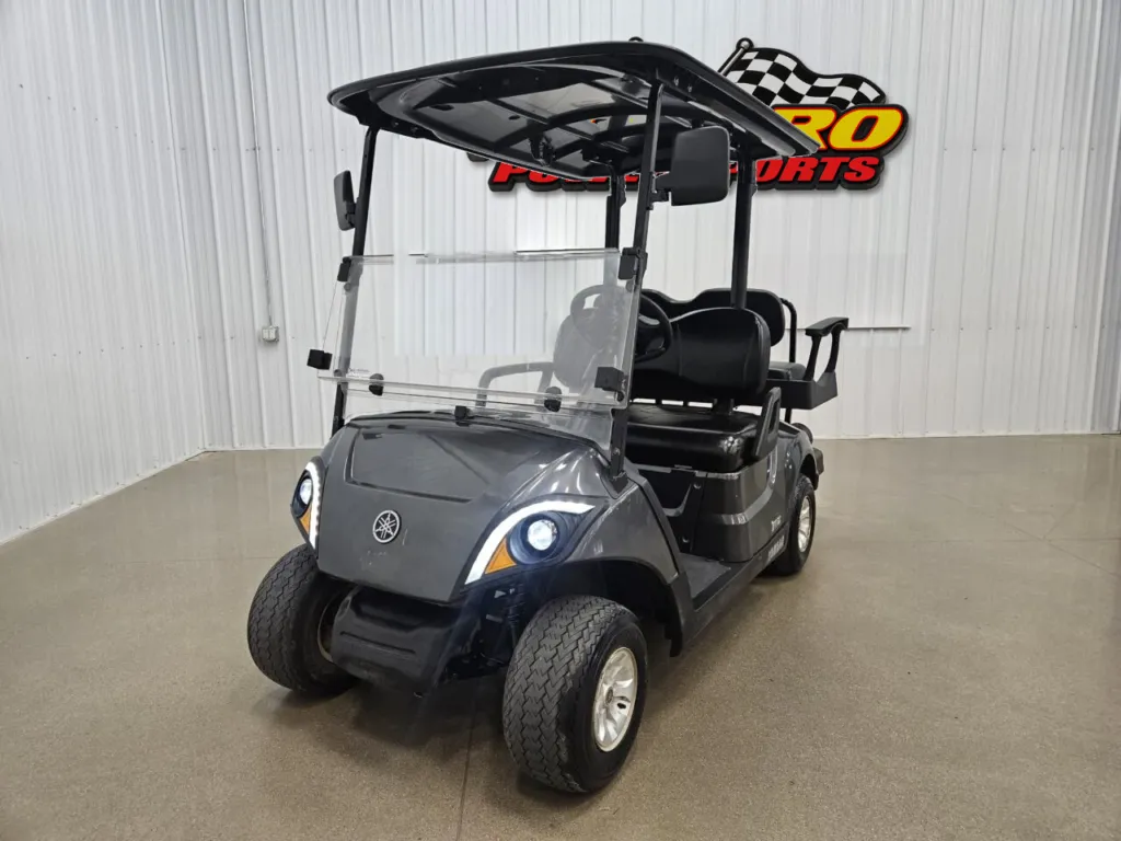 2021 Yamaha Drive 2 Gas AFI Deluxe Lighting Package Golf Cart, Carbon