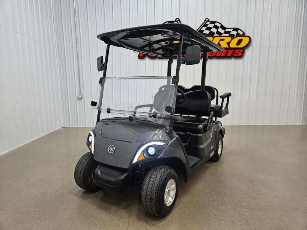 2021 Yamaha Drive 2 Gas AFI Deluxe Lighting Package Golf Cart, Carbon