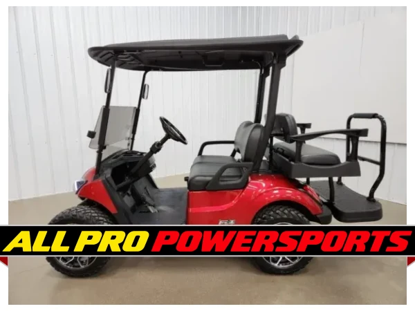 2021 Yamaha Drive 2 Gas EFI QuieTech Deluxe Lighting Package Golf Cart, Jasper Red – photo 3 of 14