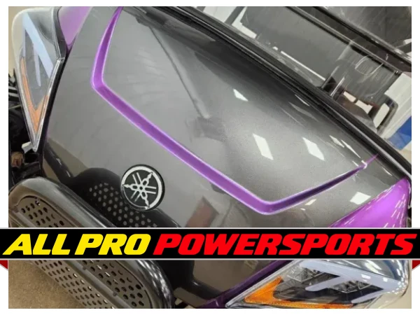 2021 Yamaha Drive 2 Gas EFI QuieTech Lighting Package Golf Cart, Purple Kandi & Magnetic Grey – photo 13 of 14