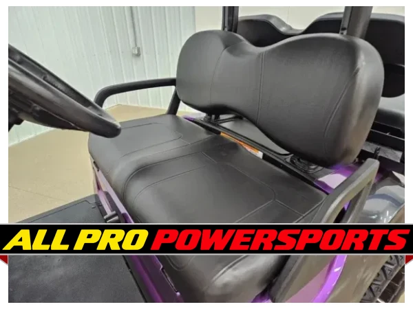 2021 Yamaha Drive 2 Gas EFI QuieTech Lighting Package Golf Cart, Purple Kandi & Magnetic Grey – photo 9 of 14