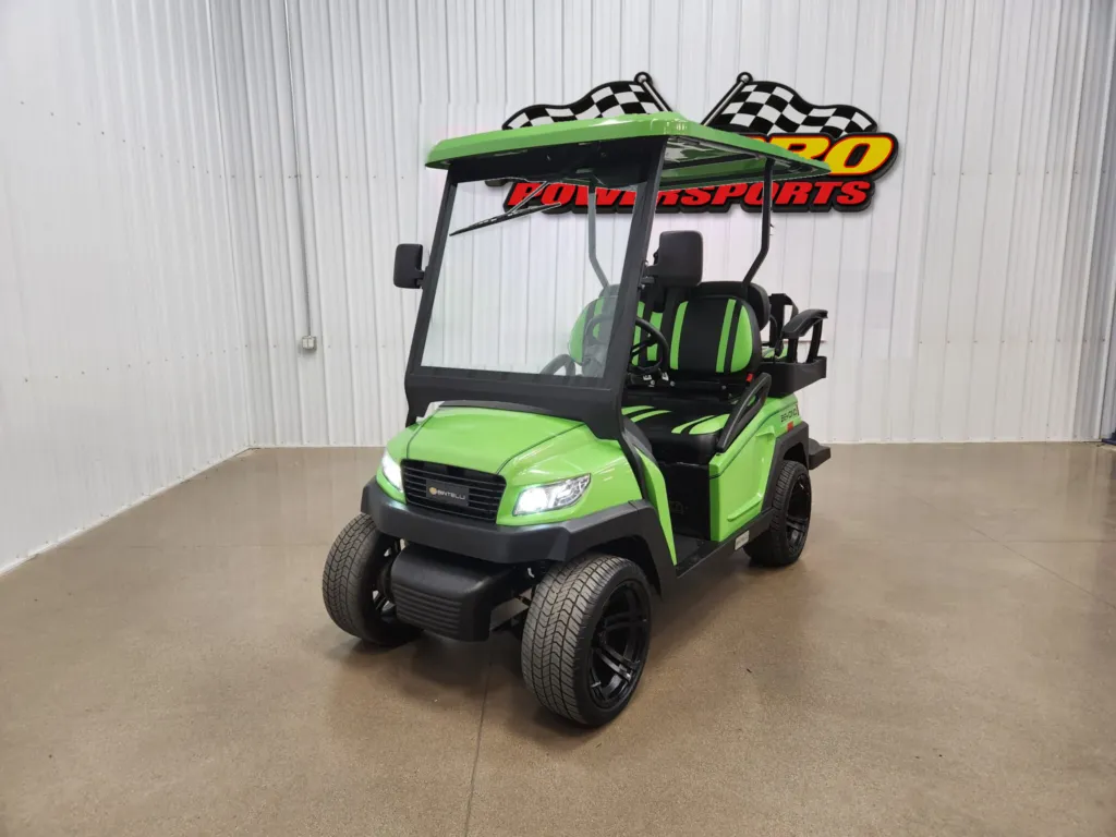 2022 Bintelli Beyond Electric Lighting Package Golf Cart, Lime Green